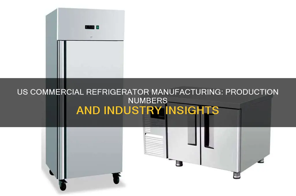 how many commercial refrigerators are built in the us