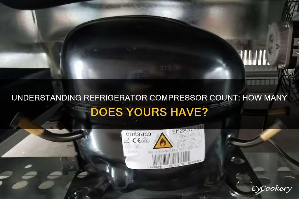 how many compressors does a refrigerator have