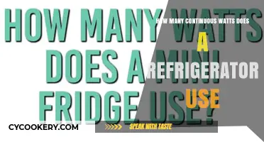 Understanding Continuous Wattage Usage of Your Refrigerator: A Guide