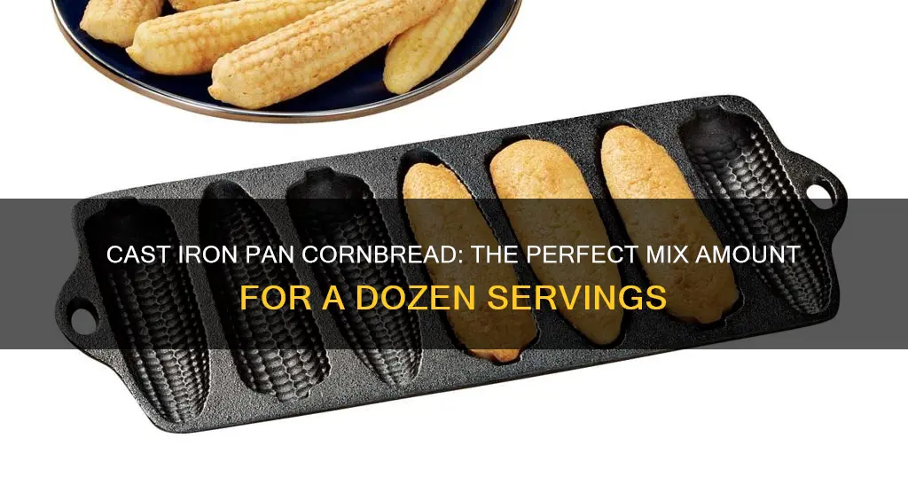 how many cornbread mixes to fill 12 cast iron pan