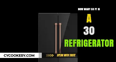 Understanding 30-Inch Refrigerator Capacity: How Many Cubic Feet?