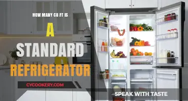Standard Refrigerator Size: Understanding the Average Cu Ft Capacity