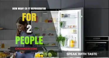 Choosing the Right Fridge Size for Two People: A Guide