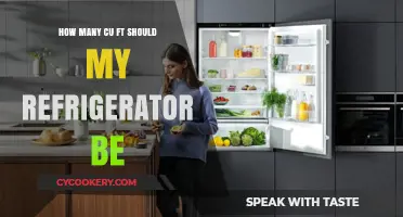 Choosing the Right Refrigerator Size: How Many Cubic Feet Do You Need?