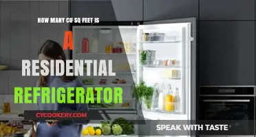 Residential Refrigerator Size Guide: Understanding Cubic Square Feet