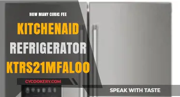 KitchenAid KTRS21MFAL00 Refrigerator: Cubic Feet Capacity Explained