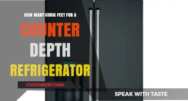 Counter Depth Refrigerator Size Guide: Cubic Feet Explained