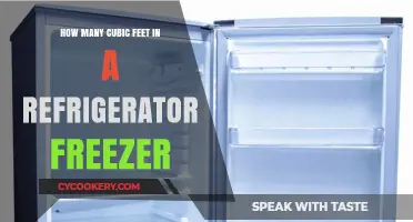 Refrigerator Freezer Capacity: Understanding Cubic Feet Measurements