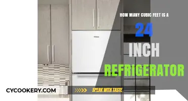 24-Inch Refrigerator Capacity: Cubic Feet Explained Simply