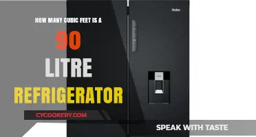 Understanding Your 90-Litre Fridge's Cubic Feet Capacity: A Guide