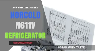 Norcold N611V Refrigerator: Unveiling Its Cubic Feet Capacity