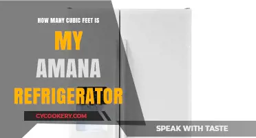 Amana Refrigerator Size Guide: Cubic Feet Explained Simply