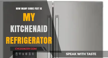 Discover Your KitchenAid Refrigerator's Cubic Feet Capacity Easily
