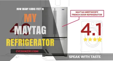 Maytag Refrigerator Size Guide: Calculate Cubic Feet Easily