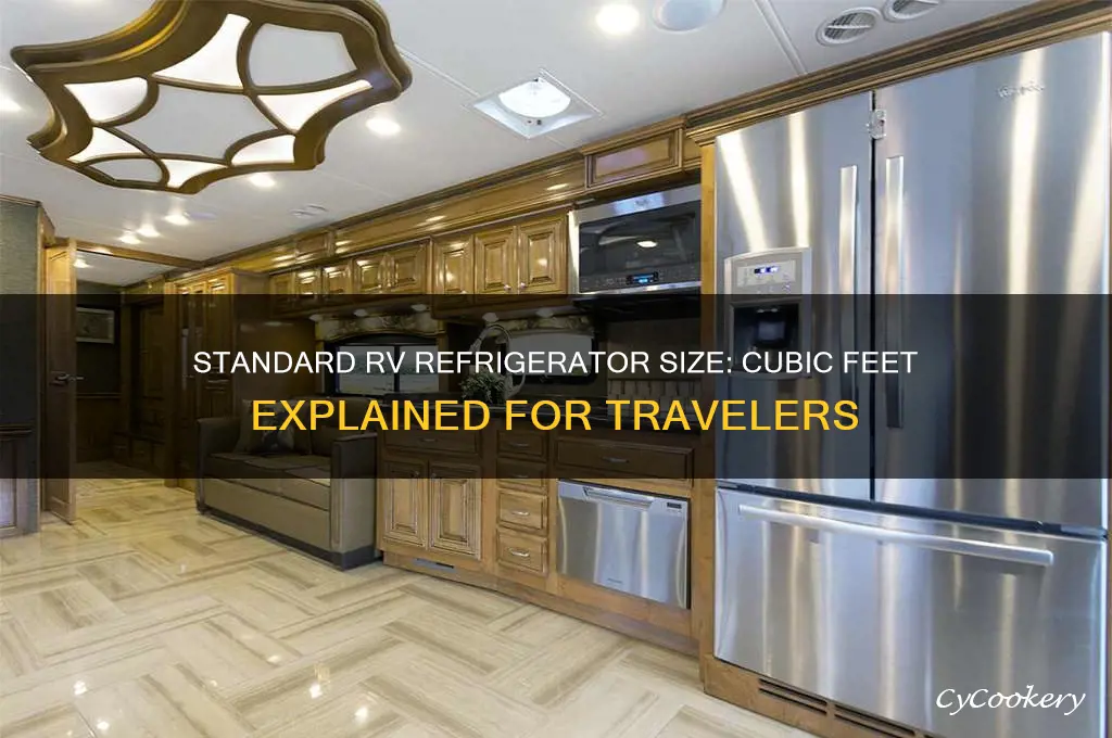 how many cubic feet is the standard rv refrigerator