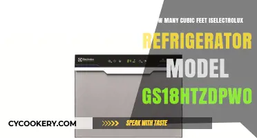 Electrolux GS18HTZDPWO Refrigerator: Cubic Feet Capacity Explained