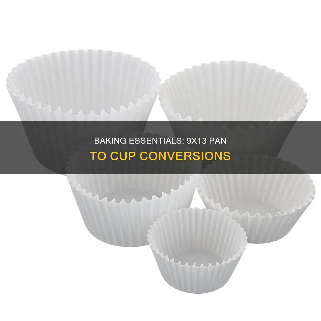 how many cup in a 9x13 pan