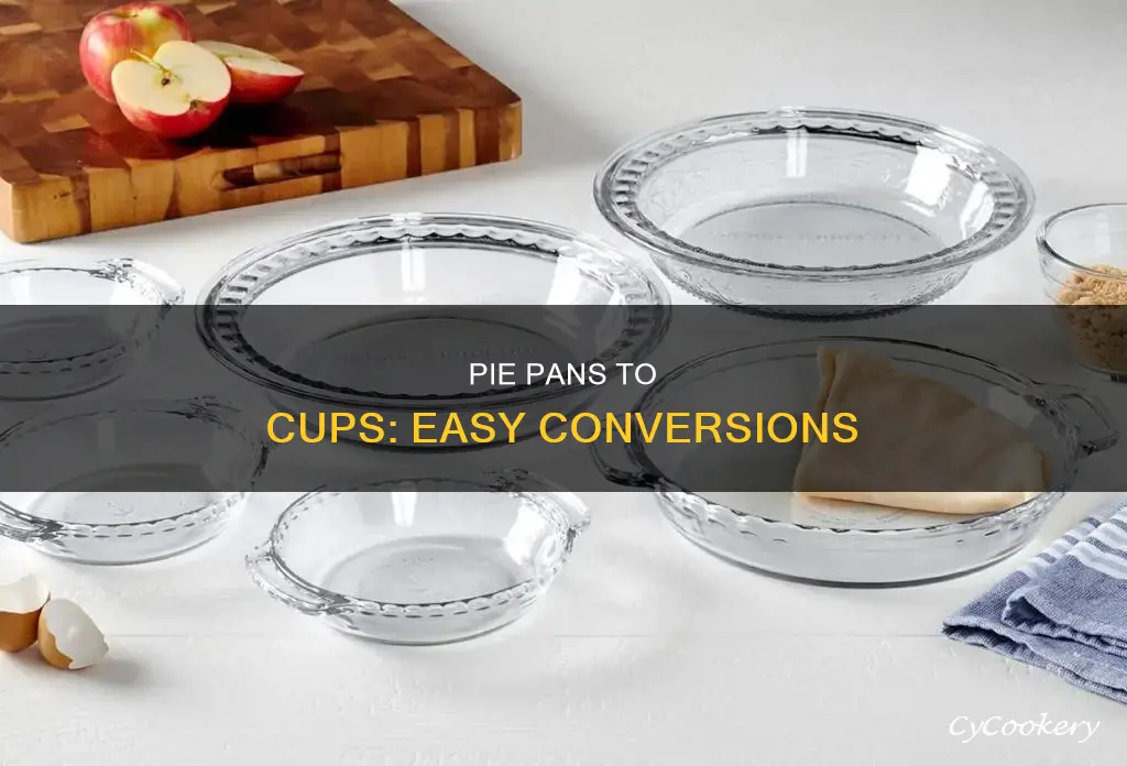 how many cups are in a pie pan