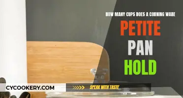 Corning Ware Petite Pan: How Many Cups?