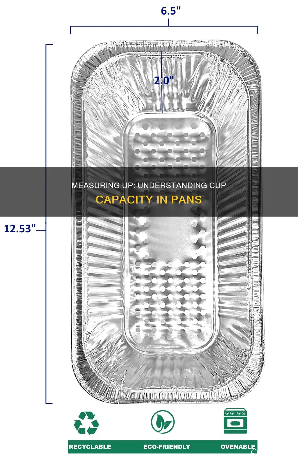 how many cups in a 1 3 pan