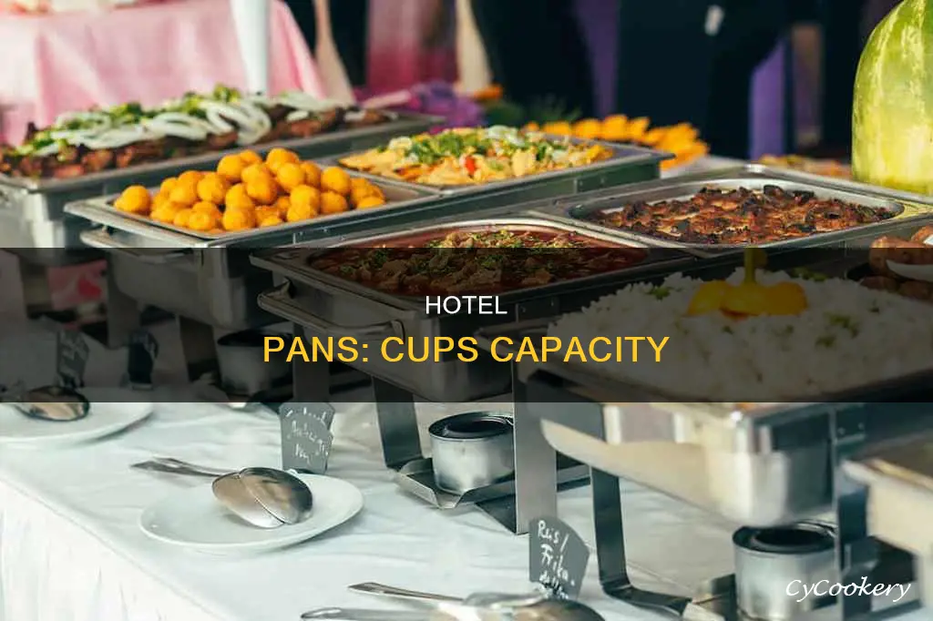 how many cups in a full size hotel pan