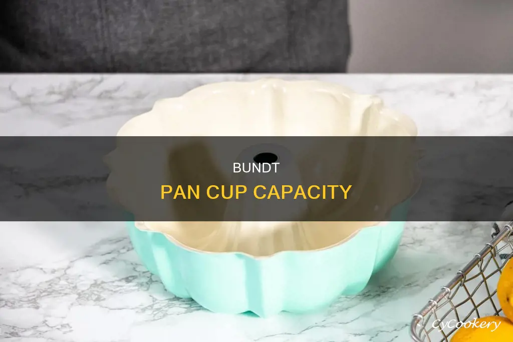 how many cups in regular size bundt pan