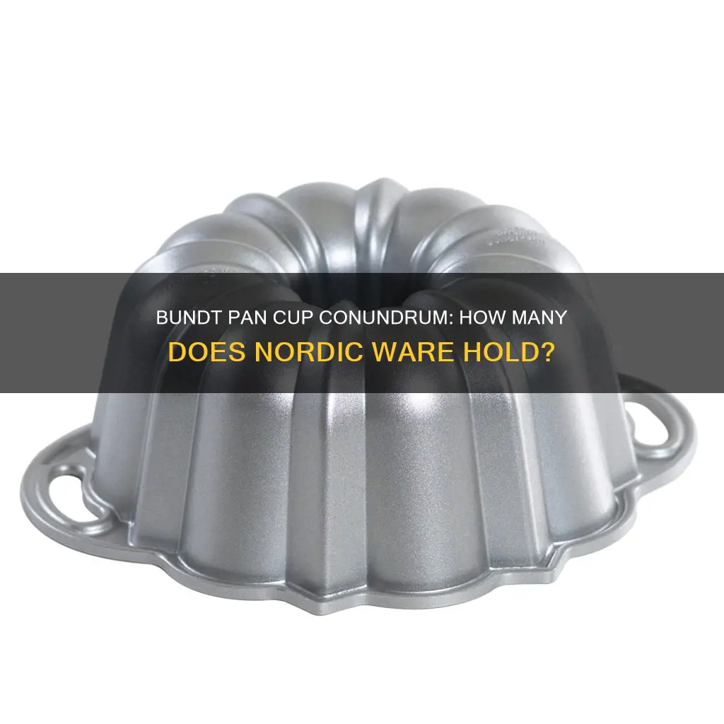 how many cups is my nordic ware bundt pan