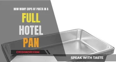 Pasta Portions: Hotel Pan to Cups Conversion
