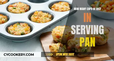 Rice Serving Guide: Cups to Pan