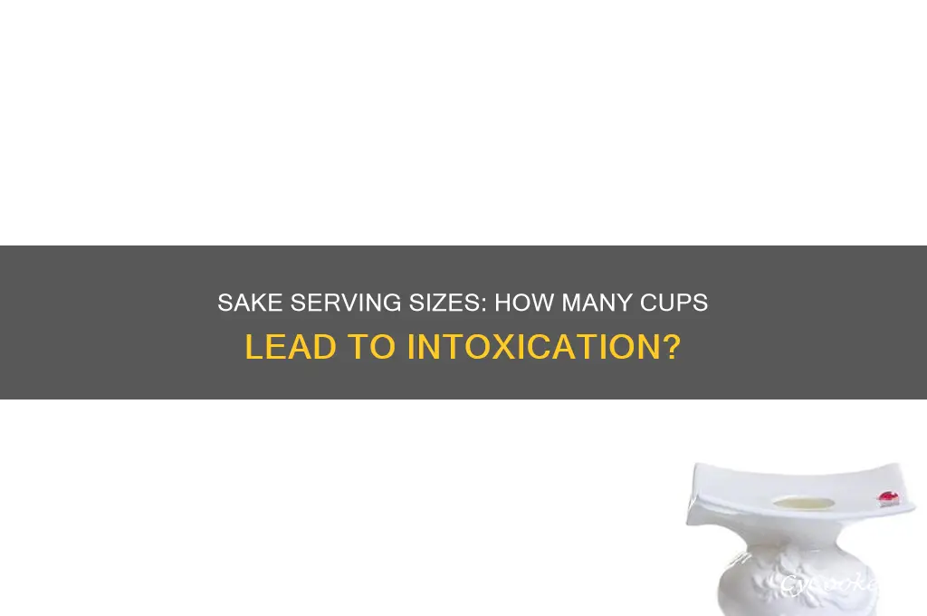 how many cups of sake to get drunk