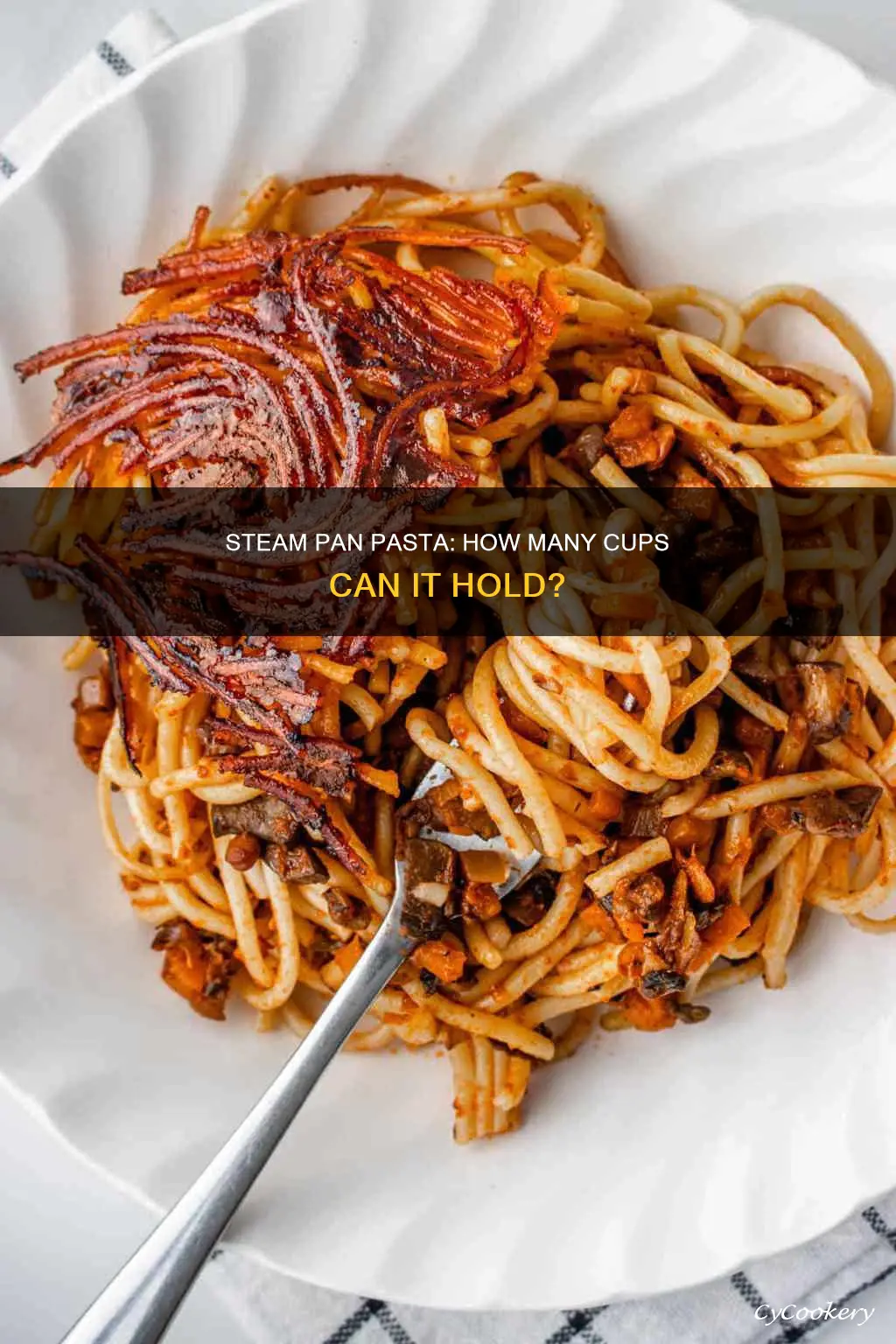 how many cups pasta in a full steam pan