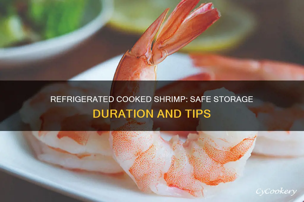 how many days can cook shrimp be in the refrigerator