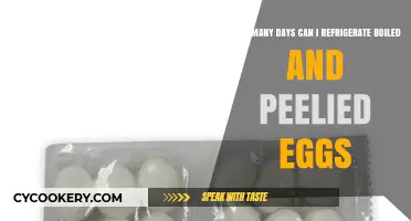 Refrigerating Boiled and Peeled Eggs: Optimal Storage Duration Guide