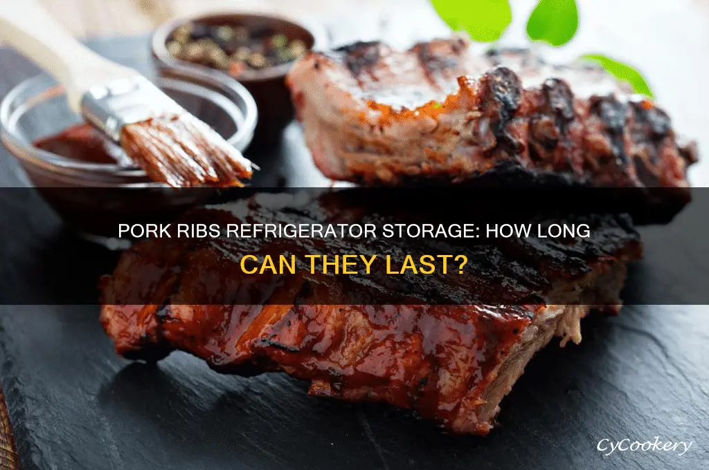 how many days can pork ribs be in the refrigerator