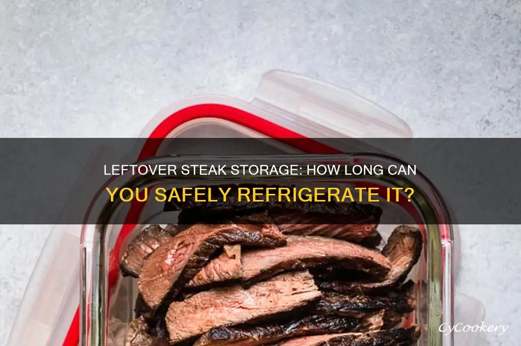 how many days can you save leftover steak in refrigerator