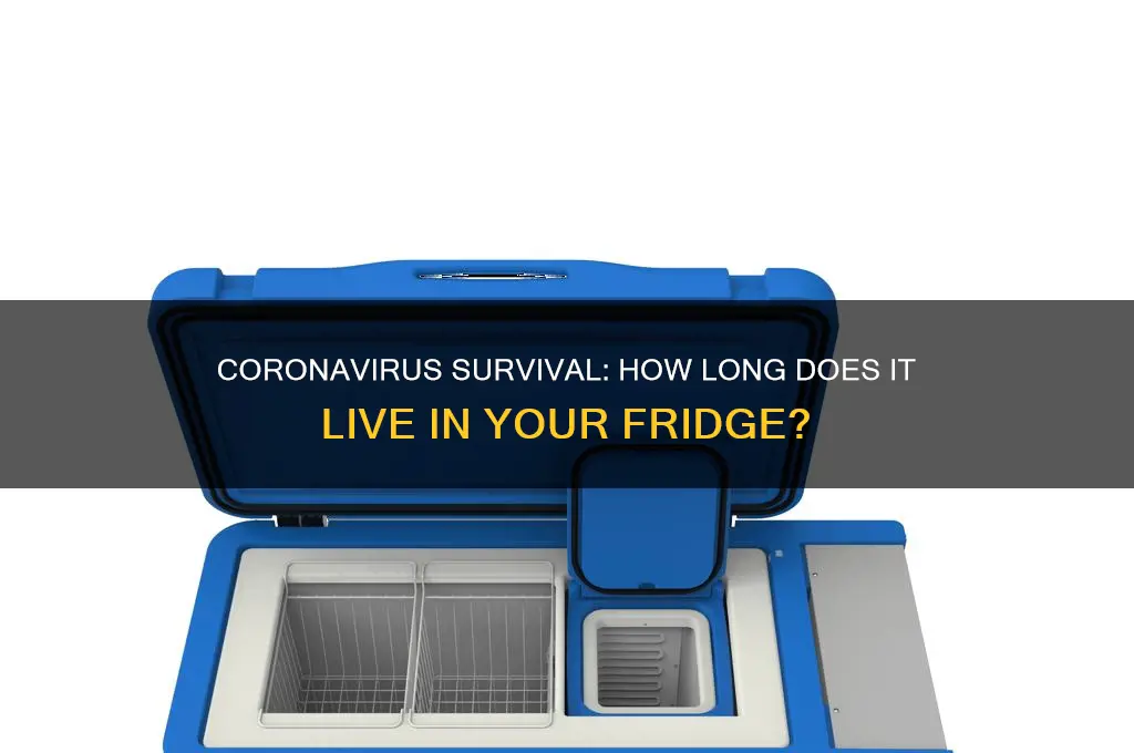 how many days coronavirus will live in refrigerator