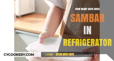 Sambar Storage Guide: How Long Does It Last in the Fridge?