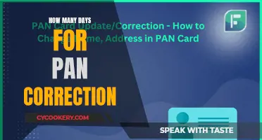 Quick Guide: PAN Card Correction Timeline