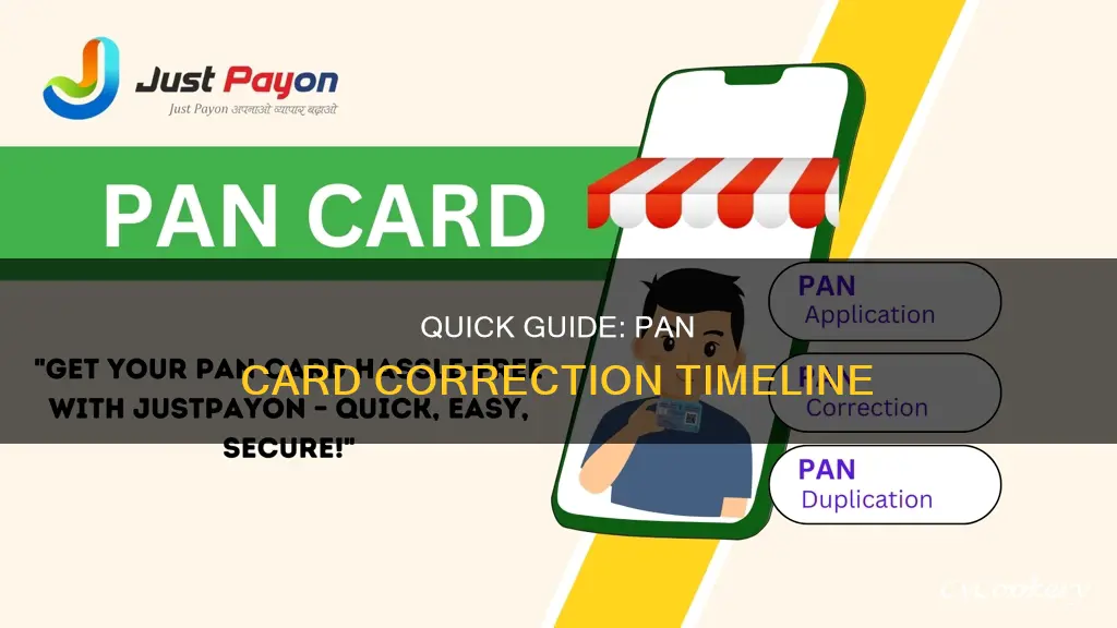 how many days for pan correction