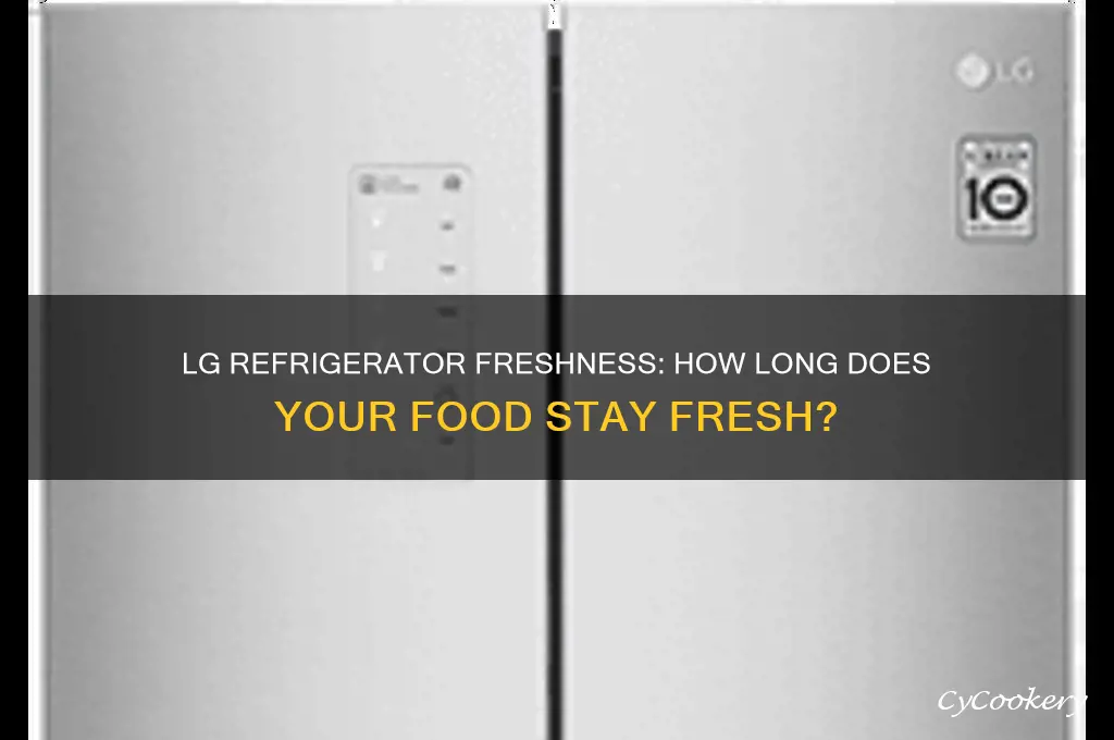 how many days freshness in lg refrigerator