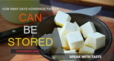 Storing Homemade Paneer: How Long is it Safe?