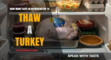 Safely Thawing a Turkey: Optimal Refrigerator Time Guide
