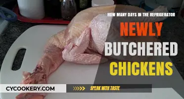 Freshly Butchered Chickens: Optimal Refrigerator Storage Duration Explained