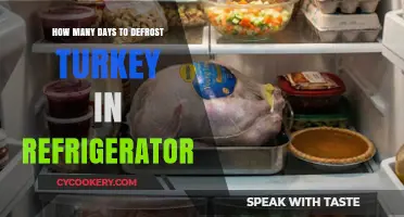 Safely Defrosting Turkey: Refrigerator Thawing Time Guide