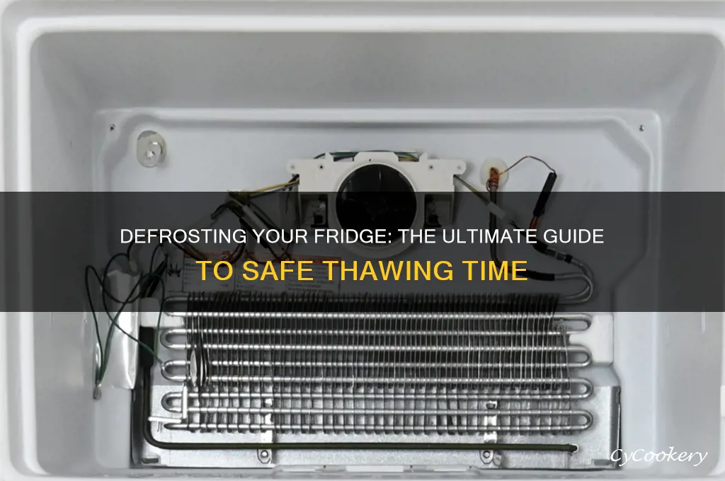 how many days to fully defrost a refrigerator