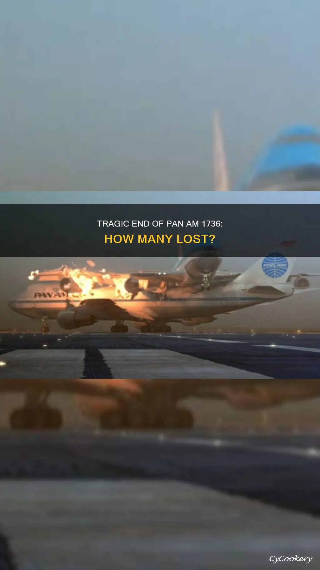 how many dead pan am 1736