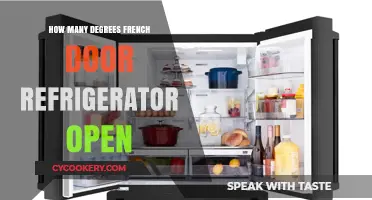 French Door Refrigerator Opening Degrees: A Comprehensive Guide