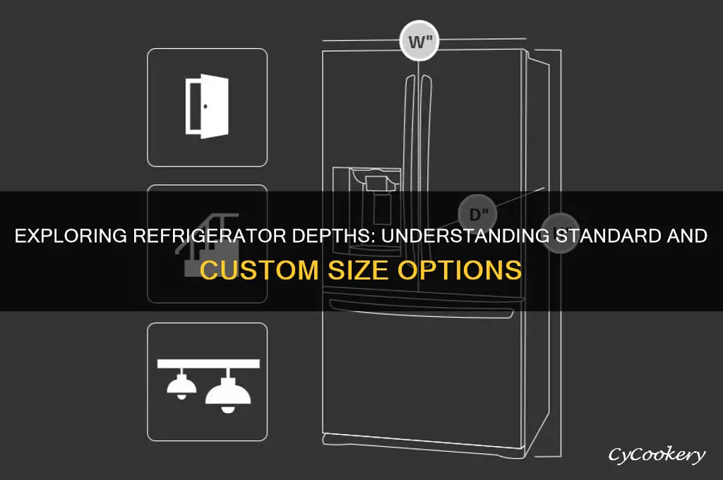 how many depths do refrigerators come in