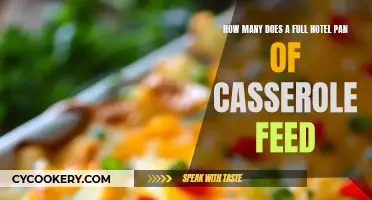 A Hearty Casserole: How Many Servings From a Hotel Pan?