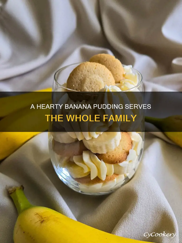 how many does a half pan of banana pudding serve